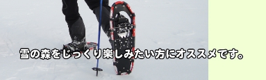 スノーシューの説明2